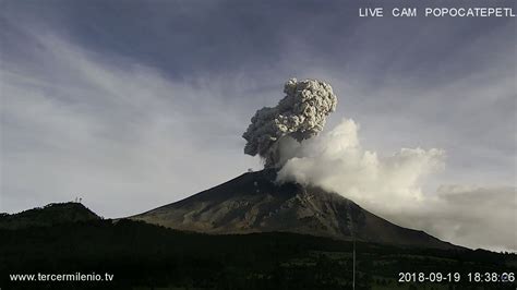 El Popocatépetl registra exhalaciones de más de 2 kilómetros de altura