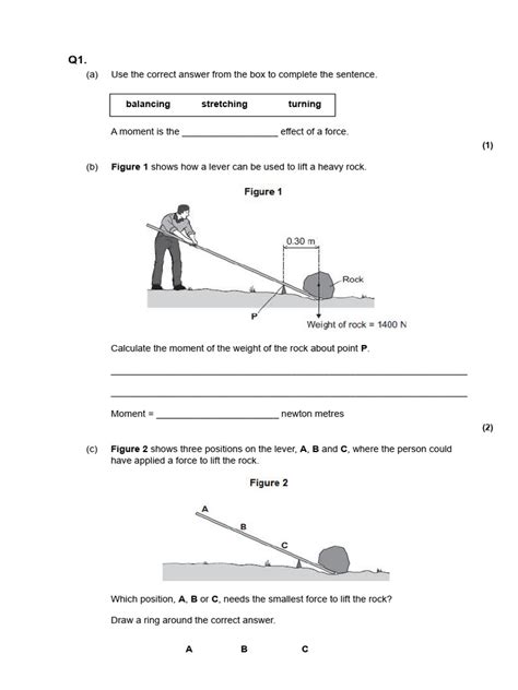 Moments Easy Pdf Force Classical Mechanics