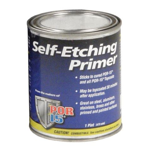 Por15 Self Etching Primer Us Pint 473ml Primer Etching Paint Primer