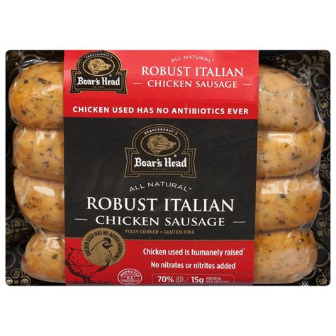 Save On Boar S Head Natural Robust Italian Chicken Sausage 4 Ct Order