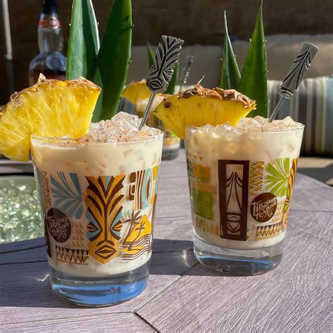 TikiLand Trading Co. - 'Heritage Lagoon' Mai Tai Glasses (2) – Tikiland Trading Co.