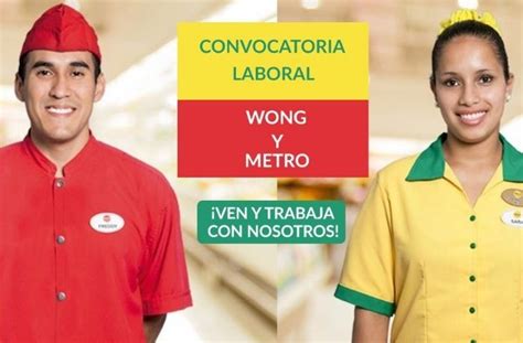 Tiendas Wong y Metro está en la búsqueda de una serie de ofertas de