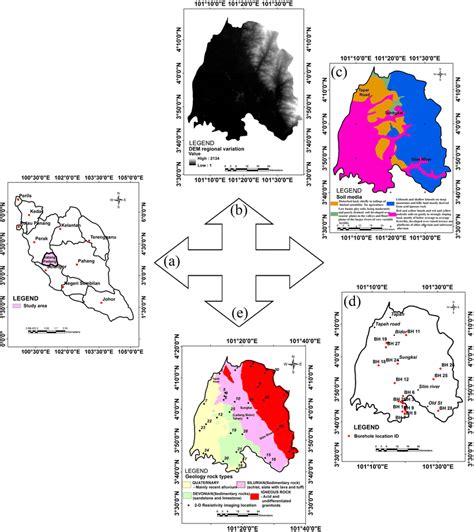 The Study Area Description Materials Showing A A Map Of Peninsular