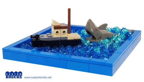 Lego Jaws | Lego boat, Shark lego, Lego projects