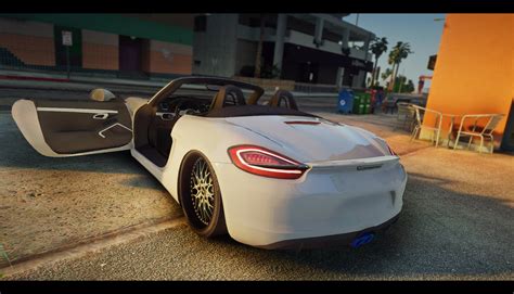 Porsche Boxster GTS 2016 Add On Replace GTA5 Mods