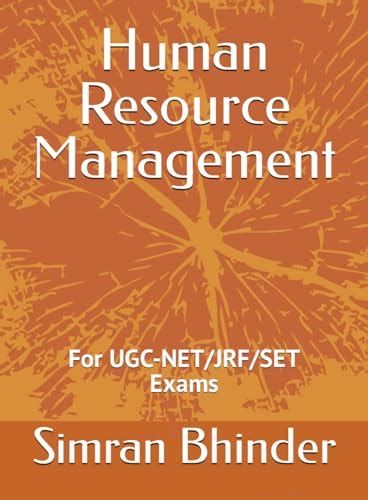 Human Resource Management For UGC NET JRF SET Exams By Simran Bhinder