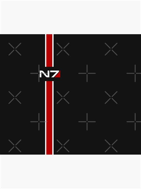 N7 Emblem Mass Effect Duvet Cover For Sale By Keyur44 Redbubble