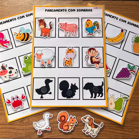 Atividade Sombras Educação Infantil