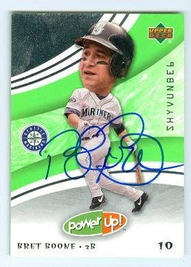 Bret Boone autographed baseball card (Seattle Mariners) 2004 Upper Deck #27