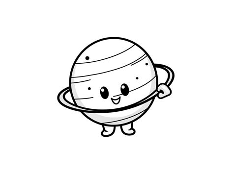 Jupiter Planet Coloring Page Coloring Page