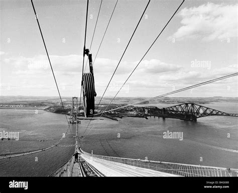 Walking across forth road bridge hi-res stock photography and images ...