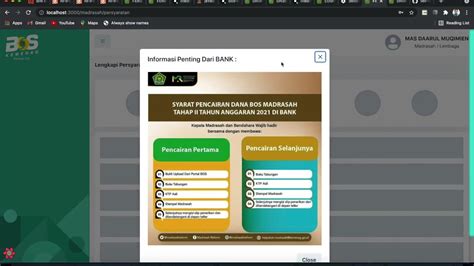 Bos Madrasah Panduan Upload Lpj Tahap I Dan Upload Dokumen Persyaratan