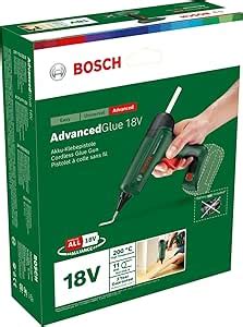 Bosch Cordless Hot Glue Gun AdvancedGlue V Without Battery Volt System X Glue Sticks