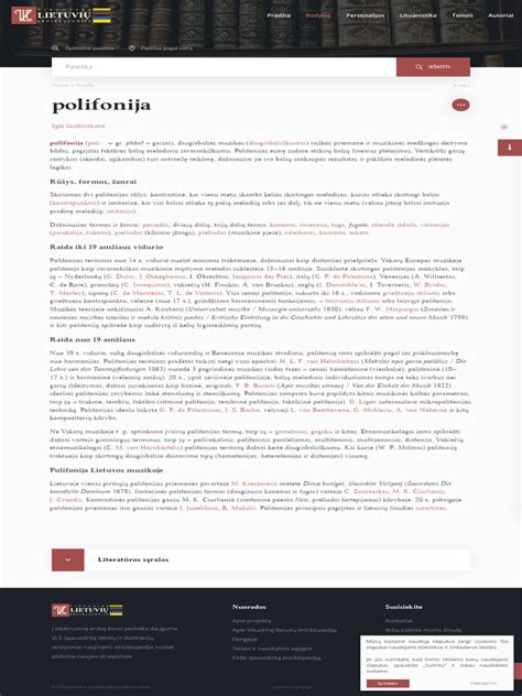 Polifonija Visuotinė Lietuvių Enciklopedija Pdf