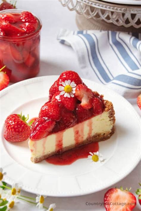 Philadelphia Strawberry Cheesecake