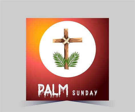 Palm Sunday Vector Illustration 38510809 Vector Art At Vecteezy