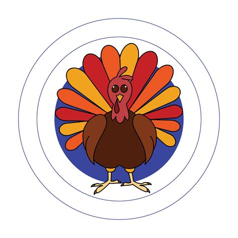 Turkey Head Target Printable