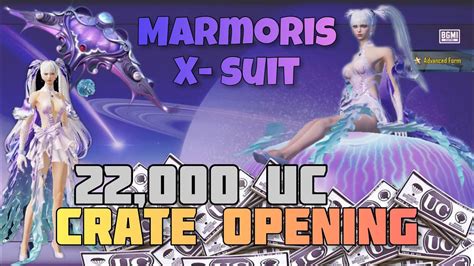 New Marmoris X Suit Crate Opening Bgmi Luckiest Crate Opening