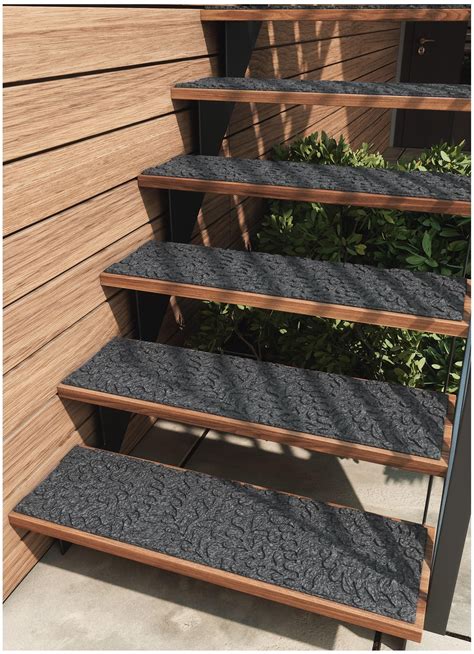 FINEHOUS Outdoor Stair Treads Non-Slip 35”x10” (6-Pack) – Waterhog