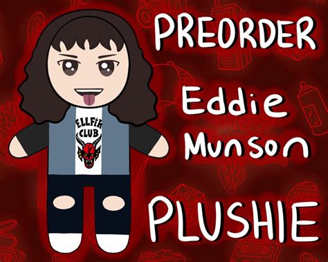 Preorder Eddie Munson Plush Etsy