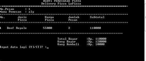 C Array Dimensi Program Kasir Sederhana Ii Akses Data Seru