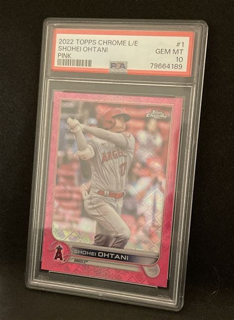 Shohei Ohtani 2022 Topps Chrome Logofractor Edition 1 Pink 199 Price