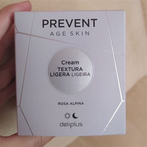 Deliplus Prevent Age Skin Cream Textura Ligera Ligeira Rosa Alpina