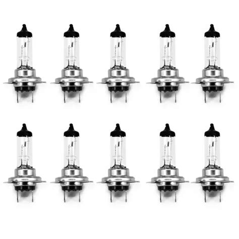 10X H7 PHARE Halog Ne 4300K Jaune Dc 12V Ampoules 55W Xenon Remplies De