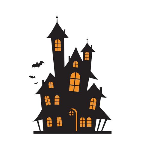 Ilustraci N De Vector De Casa Embrujada De Halloween Vector Premium