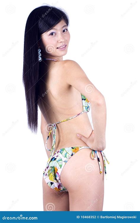 Chinese Girl In Bikini Stock Photo Image Of Model Asian 10468352