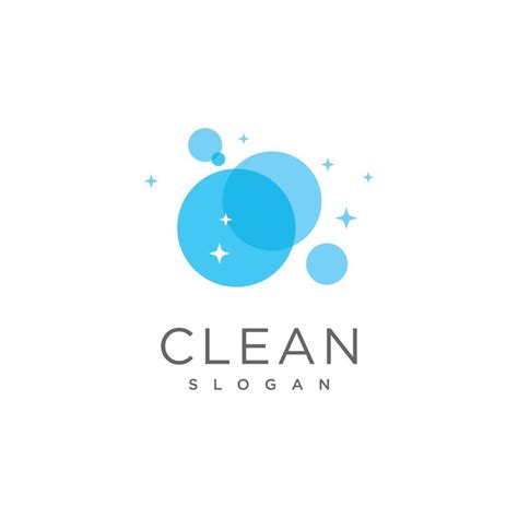 Clean logo with bubble design premium vector 9900647 Vector Art at Vecteezy