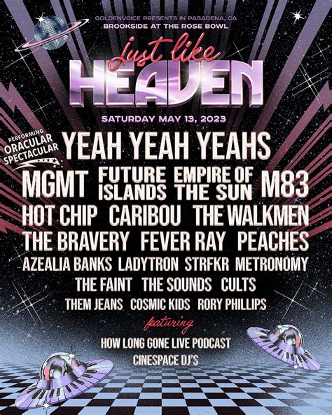 Conoce El Lineup De Just Like Heaven Festival