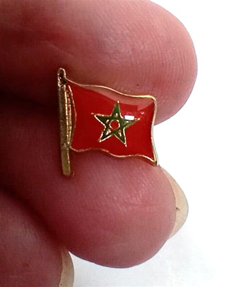 Morocco Flag Pin Moroccan Country Lapel Hat Cap Tie Badge Ebay