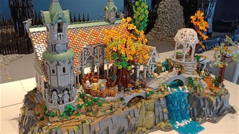 Lego Lotr Rivendell Upgrade Landscaping Part Youtube