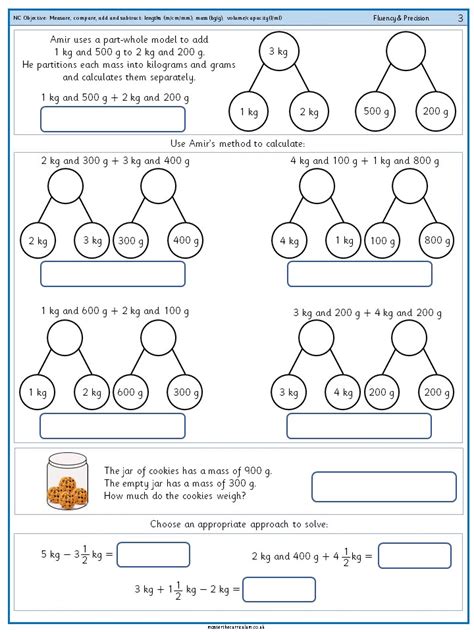 Measure Compare Add And Subtract Lengths Mcmmm Mass Kgg