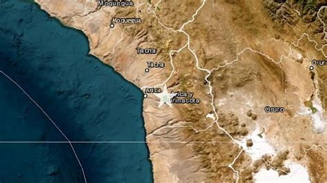 Tacna Sismo De Magnitud 41 Remeció La Región Esta Mañana Rpp Noticias