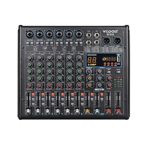 Jual Mixer Audio Wisdom ES6 6 Channel Bluetooth Sound Card