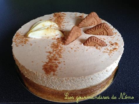 Entremet Poire Sp Culoos Les Gourmandises De N Mo