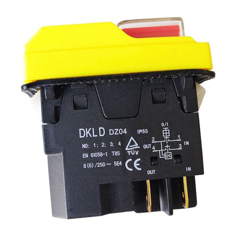 Dz Dkld Vac A Pins Waterproof Pushbutton Switch For Grinding