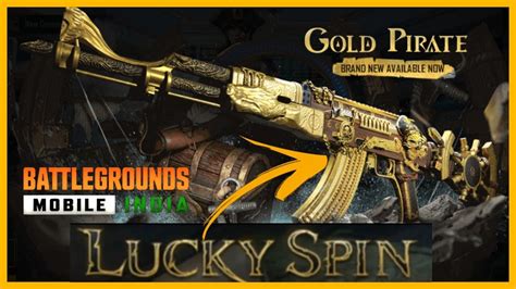 How To Get The Gold Pirate AKM From BGMI Lucky Spin