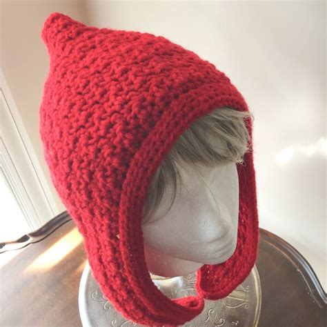 Crochet Pixie Hood Etsy