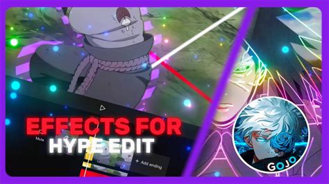 Effects For Hype Style Edit Cap Cut AMV Tutorial Easy Method