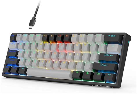 Aula Rgb Prozent Kabelgebundene Mechanische Tastatur Mini Gaming