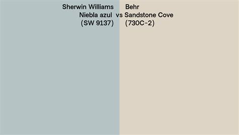 sherwin williams niebla azul sw   behr sandstone cove