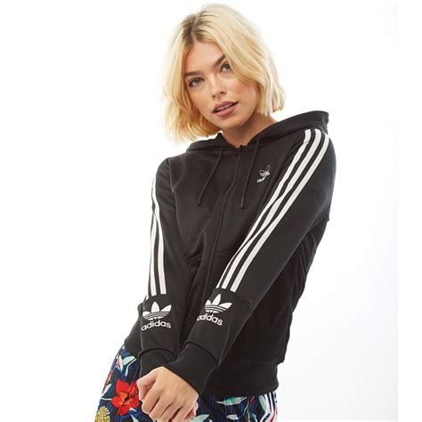 Adidas Originals Sweat à Capuche Trefoil Femme Noir