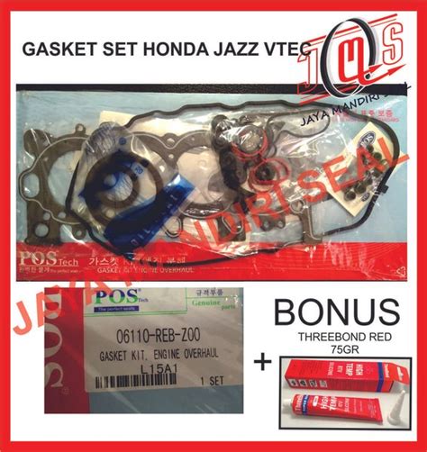 Jual Paking Gasket Full Set Honda Jazz City Vtec Di Lapak Jaya Mandiri