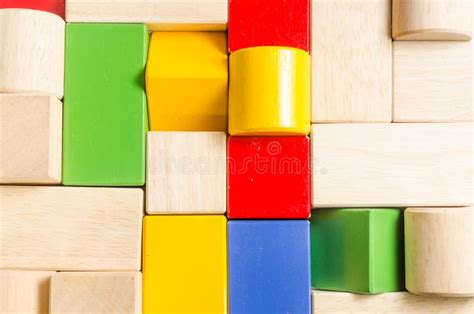 Color Wooden Blocks Stock Image Image Of Color Wood 72893033