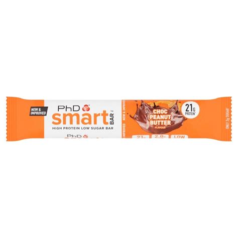 Phd Smart Protein Bar Chocolate Peanut Butter 64g Tesco Groceries