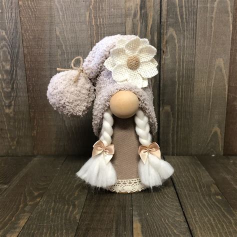 Farmhouse Girl Gnome Gnome With Braids Etsy Artofit