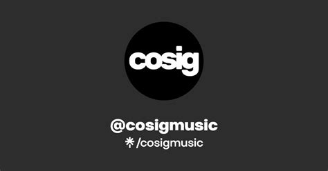 Cosigmusics Link In Bio Music Merch And Socials Linktree